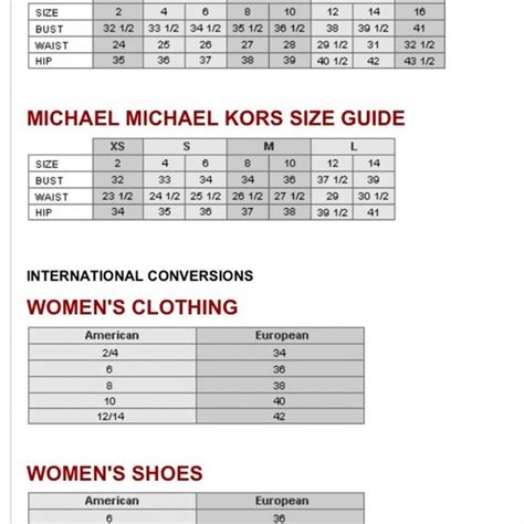 michael kors size chart uk|Michael Kors shoe size review.